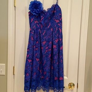 Lilly Pulitzer Camella Dress royal blue